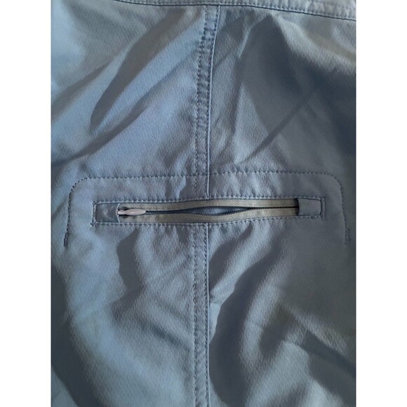 Vineyard Vines Men's Board Swim Shorts Blue Solid Size 28 Tie Front - Picture 7 of 7